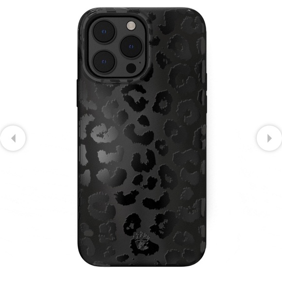 NIB Velvet Caviar Black Leopard iPhone 12/ 12 Pro Case - Picture 9 of 13